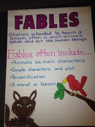 Fables Anchor Chart Cute And Easy To Make Reading