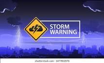 Image result for severe thunderstorm warning clipart