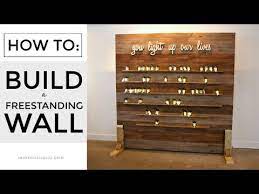Build A Freestanding Display Wall