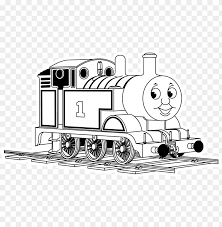Thomas the train say hi to kids celebrating halloween day coloring pages. Icture Library Stock The Tank Engine Coloring Page Thomas The Tank Engine Black And White Png Image With Transparent Background Toppng