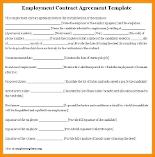 Free Employment Contract Agreement Template 3312212750561 Free