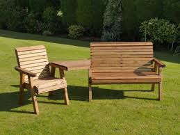 Errol Redwood Garden Bench Chair