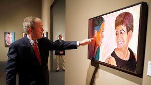 The boondocks creator aaron mcgruder very frequently used the comic strip. Former President George W Bush Gives A Tour Of His Gallery Of Warrior Oil Paintings Youtube