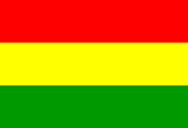 The state and war flag is a horizontal tricolor of red, yellow and green with the bolivian coat of arms in the center. Bolivia Fahnen Flaggen Fahne Flagge Flaggenshop Fahnenshop Versand Kaufen Bestellen