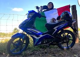 Carolina recorre México en su moto Italika: está en la Península de Yucatán - Diario de Yucatán
