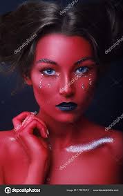fashion beauty style red skin