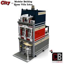 Lego super heroes shop, ho chi minh city, vietnam. Custombricks De Lego City Creator Expert Haus House Gebaude Building Modular Bauanleitung Instruction Custombricks