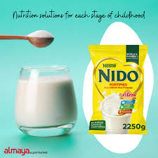 Nestle NIDO fortified milk powder is specially made to support your child's  amazing growth and brain development.⁠ ⁠ 📲 Home delivery available on... |  By Al Maya Group | Facebook