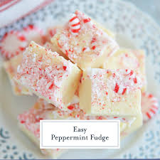 peppermint fudge recipe sweetened
