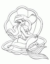 Beautiful printable mermaid with long flowing hair. Mermaid Coloring Book Coloring Home