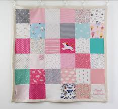 baby quilt out of vine baby clothes
