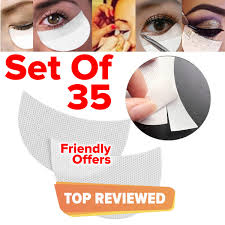 set of 35 makeup eye shadow stickers
