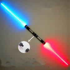 2 Led Lightsaber Light Saber Sound Sword Star Wars Double Fx Cosplay Laser Toy Ebay