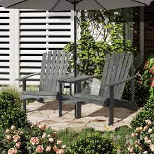 Outsunny 2 Piece Pair Adirondack Chair