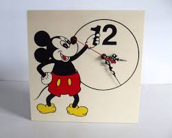 Mickey Mouse Clock 1980s Clock