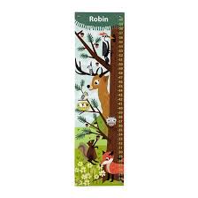 The Land Of Nod Kids Growth Chart Wildlife Growth Chart