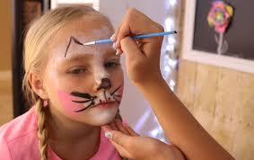 face paint bunny ears kids crafts by
