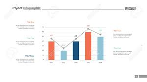 Four Columns Bar Chart Slide Template Business Data Comparison