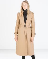 Long Cotton Trenchcoat Coats Woman