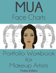 makeup artist face chart workbook