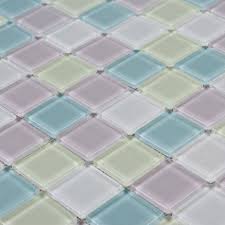 Pastel Glass Tiles Glass Mosaic Tiles