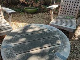 outdoor teak patio refinishing