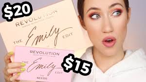 the emily edit palettes by revolution x