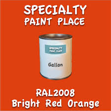 Ral 2008 Bright Red Orange Gallon Can
