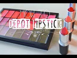 how to depot lipstick you