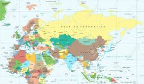 Vermijd verrassingen op uw route. Eurasie Europa Rusland China India Indonesie Thailand Afrika Kaart Gedetailleerde Vectorillustratie Royalty Vrije Cliparts Vectoren En Stock Illustratie Image 87107376