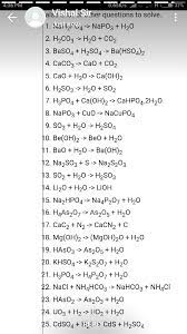 Chemical Reactions