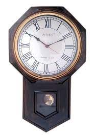 Round Antique Pendulum Wall Clock With