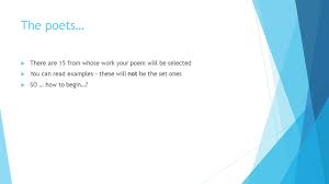 Comparing poems essay example BBC