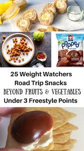 25 weight watchers road trip snacks