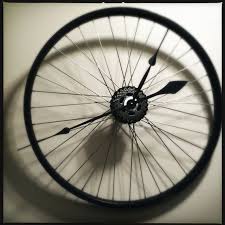 bicycle wheel clock bicycle clock bike