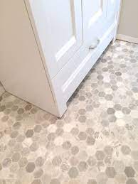 Shop menards for ceramic tile that is a practical, functional and beautiful, available in many sizes, shapes, colors and textures and countless design options. Getting A Hex Tile Look With Vinyl Newlywoodwards Vinyl Flooring Bathroom Vinyl Flooring Bathroom Vinyl