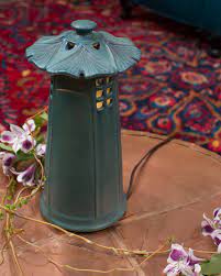 Prairie Ginkgo Ceramic Electric Lantern