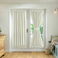 Panel French Door Curtains With Inner