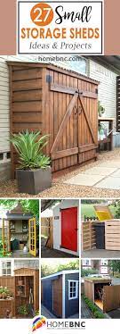 27 best small storage shed projects