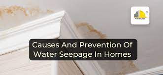 Common Causes Of Water Seepage In Homes