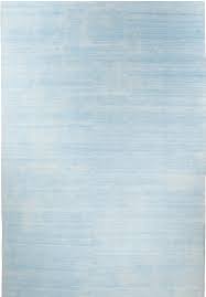 sari silk solid light blue ivory rug