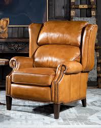 jameswood leather recliner tan full