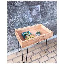 Upcycled Wine Crate Coffee Table
