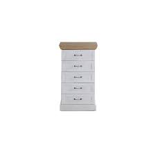 Get the best deals on black dressers and chests of drawers. Devonshire 5 Drawer Tall Narrow Chest White Ash Oak
