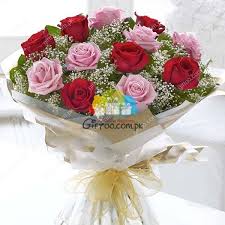 heavenly red and pink rose send gifts