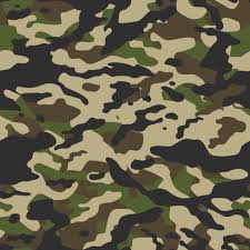 military army black brown cream and