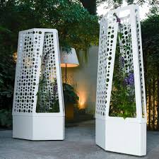 Air Planter Screen On Wheels Modern