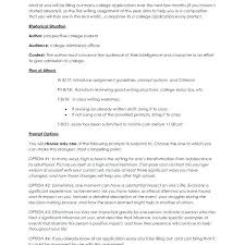 College Application Essay Format Template Johnnybelectric Co
