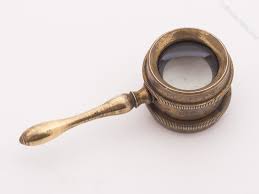 Nice Coddington Brass Magnifying Glass
