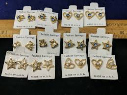 mixed gold tone vine earrings sets